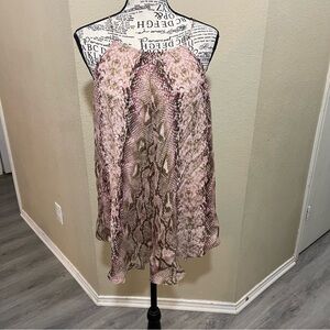 Acrobat Pink and Brown‎ Patterned Top